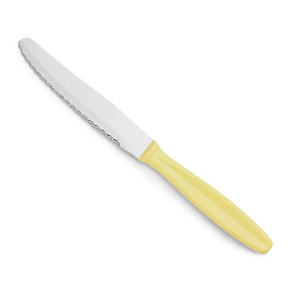 Cuchillo Mesa Arcos Color Amarillo